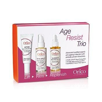 Skin Care Age Resist Trio: Face Oil 30ml/1.01oz + Firming Elixir 30ml/1.01oz + Eye Elixir 25ml/0.85oz - 3pcs