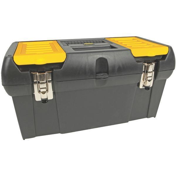 19" Tool Box with Removable Tray-Tool Storage & Accessories-JadeMoghul Inc.