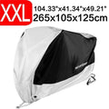 190T Black Blue Design Waterproof Motorcycle Covers Motors Dust Rain Snow UV Protector Cover Indoor Outdoor M L XL XXL XXXL D35 AExp