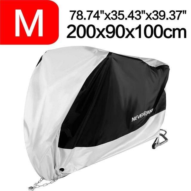 190T Black Blue Design Waterproof Motorcycle Covers Motors Dust Rain Snow UV Protector Cover Indoor Outdoor M L XL XXL XXXL D35 AExp