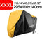 190T Black Blue Design Waterproof Motorcycle Covers Motors Dust Rain Snow UV Protector Cover Indoor Outdoor M L XL XXL XXXL D35 JadeMoghul Inc. 
