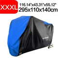 190T Black Blue Design Waterproof Motorcycle Covers Motors Dust Rain Snow UV Protector Cover Indoor Outdoor M L XL XXL XXXL D35 JadeMoghul Inc. 