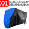 190T Black Blue Design Waterproof Motorcycle Covers Motors Dust Rain Snow UV Protector Cover Indoor Outdoor M L XL XXL XXXL D35 JadeMoghul Inc. 