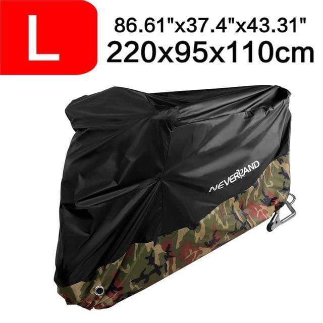 190T Black Blue Design Waterproof Motorcycle Covers Motors Dust Rain Snow UV Protector Cover Indoor Outdoor M L XL XXL XXXL D35 JadeMoghul Inc. 