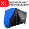 190T Black Blue Design Waterproof Motorcycle Covers Motors Dust Rain Snow UV Protector Cover Indoor Outdoor M L XL XXL XXXL D35 JadeMoghul Inc. 