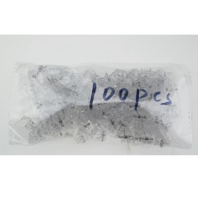 1cm 100pcs/pack Hair Claw Clips for Women Girls Accessories Black Brown Transparent Plastic Mini Claws Hairclip Clamp Gifts AExp