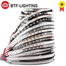 1m 2m 4m 5m WS2812B Led Lights WS2812 RGB Led Strip Light Individually Addressable Led Light Strip Black White PCB IP30 65 67 5V JadeMoghul Inc. 