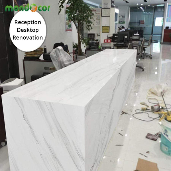 1M/2M Waterproof Marble Wallpaper Vinyl Self Adhesive Film Living Room Wall Decor Kitchen Cabinets Desktop Drawer Contact Paper JadeMoghul Inc. 