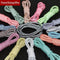 1Pair 100/120/140/160cm Fluorescent Sneaker Shoestrings Sport Shoelaces 3M Reflective Round Rope Shoes Lace Light Shoelaces AExp