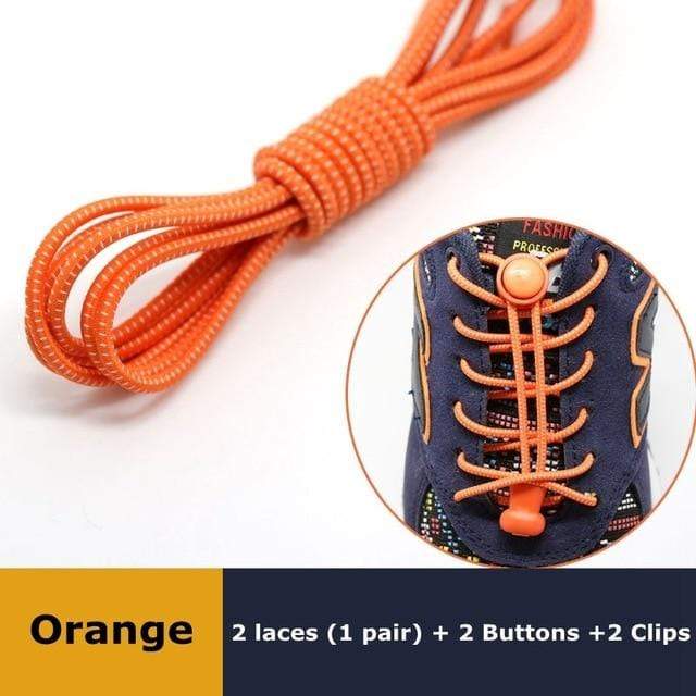 1Pair 23 colors Sneaker ShoeLaces Elastic No Tie Shoe Laces Stretching Lock Lazy laces Quick Rubber Shoelace Shoestrings AExp