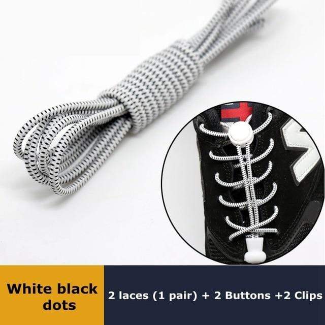 1Pair 23 colors Sneaker ShoeLaces Elastic No Tie Shoe Laces Stretching Lock Lazy laces Quick Rubber Shoelace Shoestrings AExp