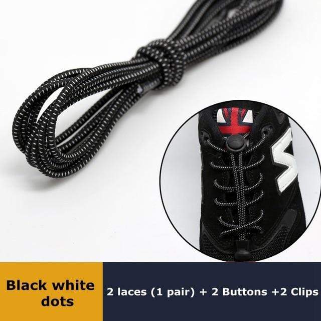 1Pair 23 colors Sneaker ShoeLaces Elastic No Tie Shoe Laces Stretching Lock Lazy laces Quick Rubber Shoelace Shoestrings AExp