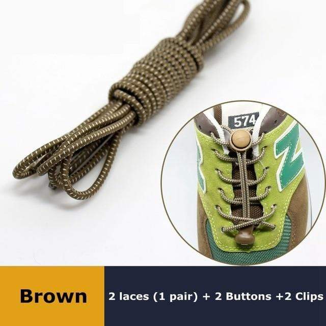 1Pair 23 colors Sneaker ShoeLaces Elastic No Tie Shoe Laces Stretching Lock Lazy laces Quick Rubber Shoelace Shoestrings AExp