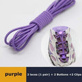 1Pair 23 colors Sneaker ShoeLaces Elastic No Tie Shoe Laces Stretching Lock Lazy laces Quick Rubber Shoelace Shoestrings AExp