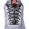 1Pair 23 colors Sneaker ShoeLaces Elastic No Tie Shoe Laces Stretching Lock Lazy laces Quick Rubber Shoelace Shoestrings AExp