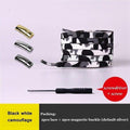 1Pair Magnetic Shoelaces Elastic Colorful Flat Shoe laces No Tie Shoelace Kids Adult Sneakers Lazy Laces One Size Fits All Shoes AExp