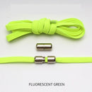 1Pair New Flat Elastic Locking Shoelace No Tie Shoelaces Special Creative Kids Adult Unisex Sneakers Shoes Laces strings AExp