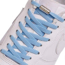 1Pair New Flat Elastic Locking Shoelace No Tie Shoelaces Special Creative Kids Adult Unisex Sneakers Shoes Laces strings AExp