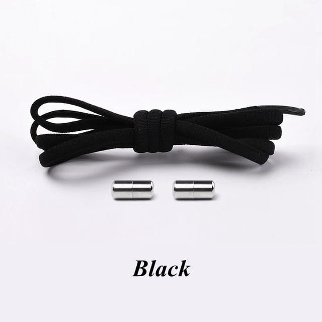 1Pair No tie Shoelaces Round Elastic Shoe Laces For Kids and Adult Sneakers Shoelace Quick Lazy Laces 21 Color Shoestrings AExp