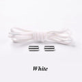 1Pair No tie Shoelaces Round Elastic Shoe Laces For Kids and Adult Sneakers Shoelace Quick Lazy Laces 21 Color Shoestrings AExp
