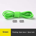 1Pair No tie Shoelaces Round Elastic Shoe Laces For Kids and Adult Sneakers Shoelace Quick Lazy Laces 21 Color Shoestrings AExp