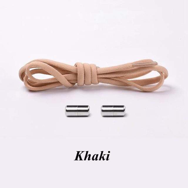 1Pair No tie Shoelaces Round Elastic Shoe Laces For Kids and Adult Sneakers Shoelace Quick Lazy Laces 21 Color Shoestrings AExp