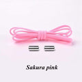 1Pair No tie Shoelaces Round Elastic Shoe Laces For Kids and Adult Sneakers Shoelace Quick Lazy Laces 21 Color Shoestrings AExp