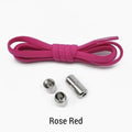 1Pair Quick Lazy Laces Round Elastic No tie Shoe Laces For Kids and Adult Sneakers Shoelace AExp
