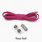 1Pair Quick Lazy Laces Round Elastic No tie Shoe Laces For Kids and Adult Sneakers Shoelace AExp