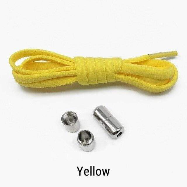 1Pair Quick Lazy Laces Round Elastic No tie Shoe Laces For Kids and Adult Sneakers Shoelace AExp