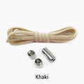 1Pair Quick Lazy Laces Round Elastic No tie Shoe Laces For Kids and Adult Sneakers Shoelace AExp