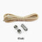 1Pair Quick Lazy Laces Round Elastic No tie Shoe Laces For Kids and Adult Sneakers Shoelace AExp