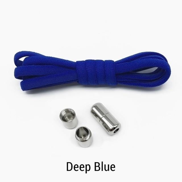 1Pair Quick Lazy Laces Round Elastic No tie Shoe Laces For Kids and Adult Sneakers Shoelace AExp