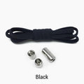 1Pair Quick Lazy Laces Round Elastic No tie Shoe Laces For Kids and Adult Sneakers Shoelace AExp