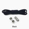 1Pair Quick Lazy Laces Round Elastic No tie Shoe Laces For Kids and Adult Sneakers Shoelace AExp