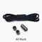 1Pair Quick Lazy Laces Round Elastic No tie Shoe Laces For Kids and Adult Sneakers Shoelace AExp
