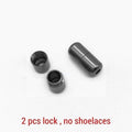 1Pair Quick Lazy Laces Round Elastic No tie Shoe Laces For Kids and Adult Sneakers Shoelace JadeMoghul Inc. 