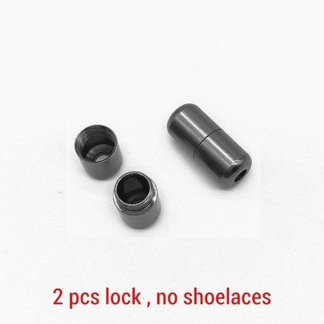 1Pair Quick Lazy Laces Round Elastic No tie Shoe Laces For Kids and Adult Sneakers Shoelace JadeMoghul Inc. 