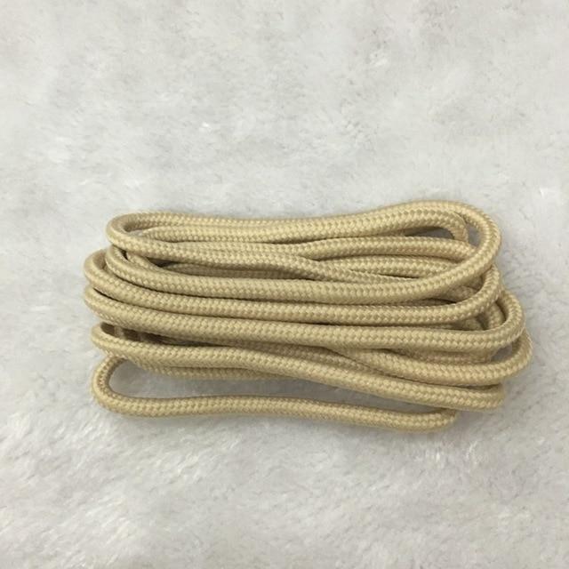 1Pair Round Solid Shoelaces Top Quality Polyester Shoes Lace Solid Classic Round Shoelace Sneakers Boots Shoes String YD-1 JadeMoghul Inc. 