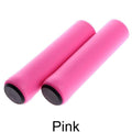 1Pair Silicone Cycling Bicycle Grips Outdoor MTB Mountain Bike Handlebar Grips Cover Anti-slip Strong Support Grips Bike Part AExp