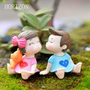 1Pair Sweety Lovers Couple Figurines Miniatures Fairy Garden Gnome Moss Terrariums Resin Crafts Decoration Accessories-19-01-JadeMoghul Inc.