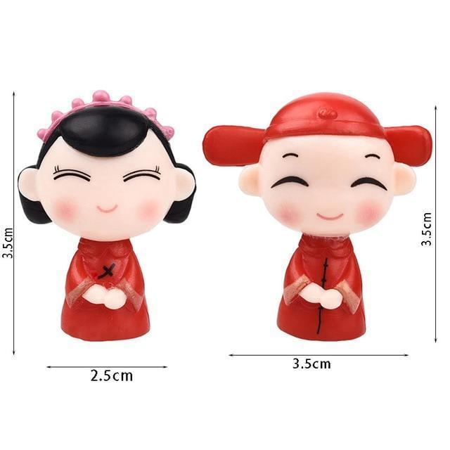1Pair Sweety Lovers Couple Figurines Miniatures Fairy Garden Gnome Moss Terrariums Resin Crafts Decoration Accessories-19-11-JadeMoghul Inc.