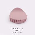 1PC 2020 Korean Fashion Design Women Hair Claw Solid Color Hair Crab Retro Square Scrub Hair Clips Small Size AExp
