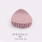 1PC 2020 Korean Fashion Design Women Hair Claw Solid Color Hair Crab Retro Square Scrub Hair Clips Small Size AExp
