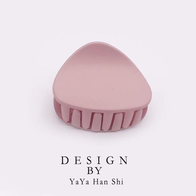 1PC 2020 Korean Fashion Design Women Hair Claw Solid Color Hair Crab Retro Square Scrub Hair Clips Small Size AExp