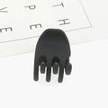 1PC 2020 Korean Fashion Design Women Hair Claw Solid Color Hair Crab Retro Square Scrub Hair Clips Small Size AExp