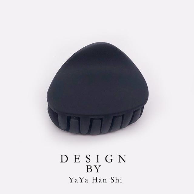 1PC 2020 Korean Fashion Design Women Hair Claw Solid Color Hair Crab Retro Square Scrub Hair Clips Small Size AExp
