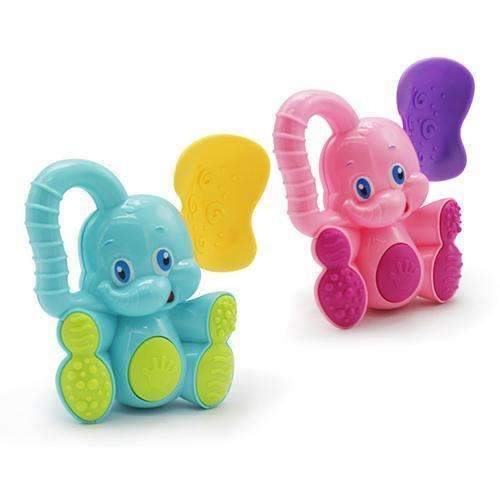 1pc Kawaii Deer Elephant Animal Plastic Hand Jingle Shaking Bell Rattles Toddler Educational Musical Kids Baby Toys for Children-Elephant-JadeMoghul Inc.