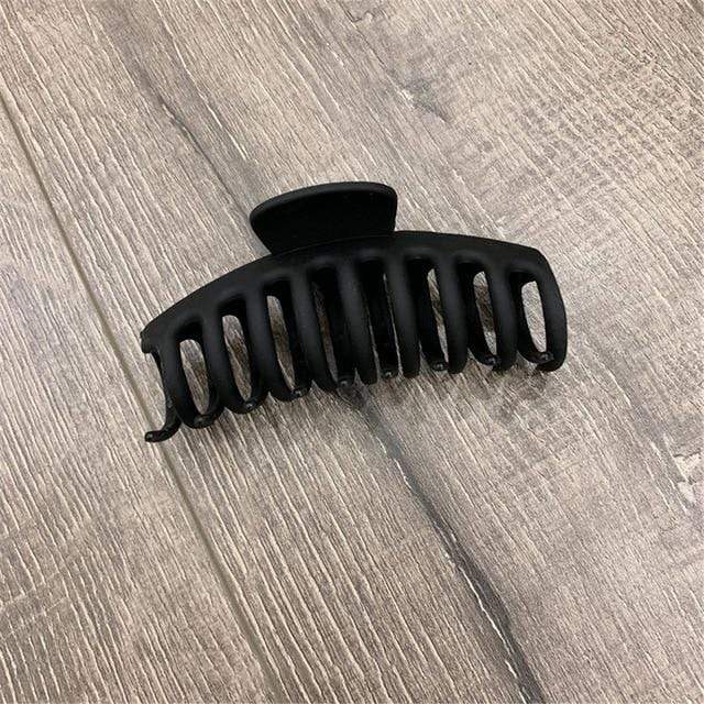 1Pc Korean Solid Big Hair Claws Elegant Frosted Acrylic Hair Clips Hairpins Barrette Headwear for Women Girls Hair Accessories AExp