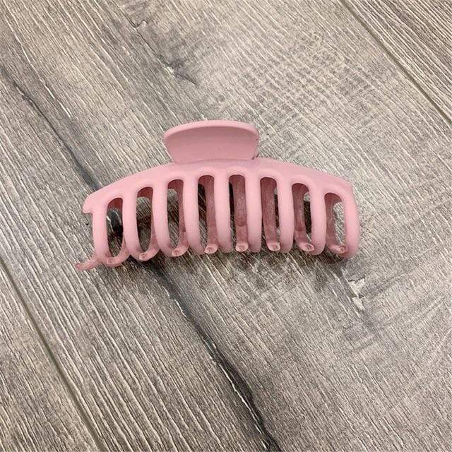 1Pc Korean Solid Big Hair Claws Elegant Frosted Acrylic Hair Clips Hairpins Barrette Headwear for Women Girls Hair Accessories AExp